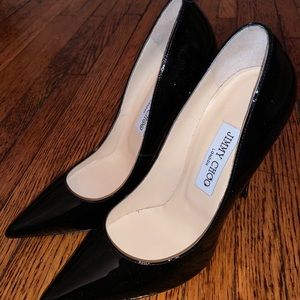 JIMMY CHOO ANOUK POINT PUMPS 120MM.